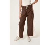 Blue Vanilla Corduroy Side Stripes Trousers - S - Brown