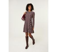 Blue Vanilla Crew Neck Mini Dress - S-M - Multicoloured