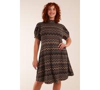 Blue Vanilla Curve Smock Dress Multi 26-28