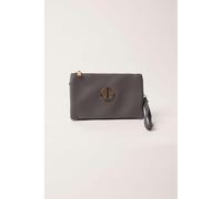 Blue Vanilla Women's Detailed Zip Up Purse in Dark Grey Blue Vanilla Dark Grey One Size