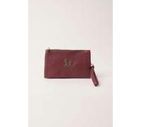 Blue Vanilla Women's Detailed Zip Up Purse in Dark Red Blue Vanilla Dark Red One Size