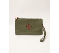 Blue Vanilla Women's Detailed Zip Up Purse in Khaki Blue Vanilla Khaki One Size