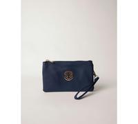 Blue Vanilla Women's Detailed Zip Up Purse With Detachable Strap in Navy Blue Vanilla Navy One Size
