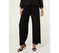 Blue Vanilla Draw Cord Lurex Trousers - Black - UK 10-12