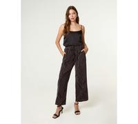 Blue Vanilla Draw Cord Lurex Trousers - Bronze - UK 10-12
