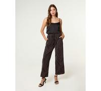 Blue Vanilla Draw Cord Lurex Trousers - Bronze - UK 18-20