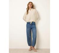 Blue Vanilla Drawstring Seam Detail Wide Leg Jeans - XL - Light Blue