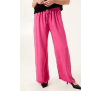 Blue Vanilla Drawstring Wide Leg Trousers In Pink Pink