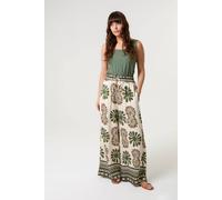 Blue Vanilla Elasticated Waist Khaki Trousers Khaki