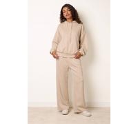 Blue Vanilla Women's Elasticated Waist Stone Long Sleeve Hoodie Top | Size: Medium/Large Blue Vanilla Stone M/L