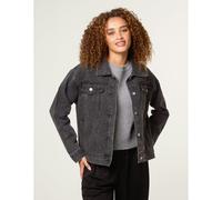 Blue Vanilla Embellished Denim Jacket - M-L - Black