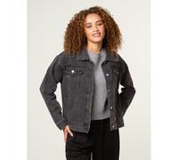 Blue Vanilla Embellished Denim Jacket - S-M - Black
