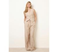 Blue Vanilla Embroidered Pattern Co-Ord Set - L - Stone