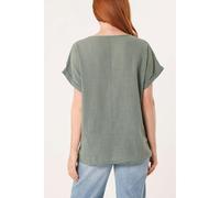 Blue Vanilla Fish Iridescent Print Top - M-L - Khaki