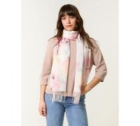 Blue Vanilla Floral Print Scarf - One Size - Orange