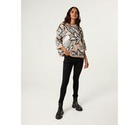 Light Brown Flower Pattern Jumper Blue Vanilla Light Brown One Size