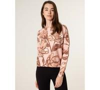 Blue Vanilla Flower Sequin Detailed Jumper - M-L - Light Brown