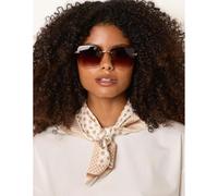 Blue Vanilla Frameless Oversized Sunglasses - One Size
