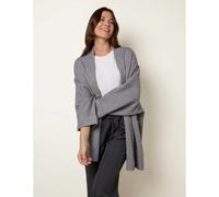 Blue Vanilla Women's Grey Heavy Knit Cardigan Blue Vanilla Grey One Size