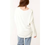 Blue Vanilla Ivory Heart Sequin Cut And Sew Top Ivory One Size