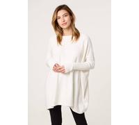 Blue Vanilla Ivory Scattered Embellished Knit Jumper Ivory One Size