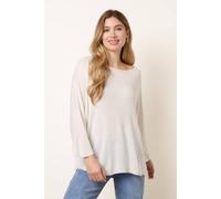 Blue Vanilla Ivory Thin Knit Soft Jumper Ivory One Size