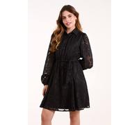 Blue Vanilla Jacquard Dress In Black Black