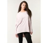 Blue Vanilla Women's Pink Lace Bow Sweat Top Blue Vanilla Pink One Size