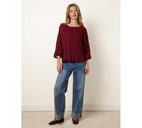 Blue Vanilla Lace Top - One Size - Wine