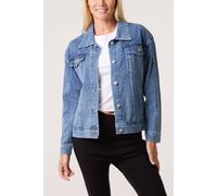 Blue Vanilla Light Blue Embellished Denim Jacket Light Blue M/L