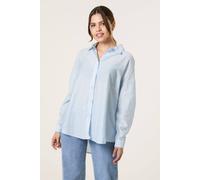 Blue Vanilla Light Blue Glitter Shirt Light Blue M/L
