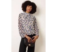 Blue Vanilla Light Brown Long Sleeve Turtleneck Blouse In Beige Beige