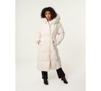 Blue Vanilla Women's Stone Long Puffer Faux Fur Hooded Coat | Size: Large Blue Vanilla Stone L