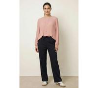 Blue Vanilla Long Sleeve Pleated Top - M-L - Pink