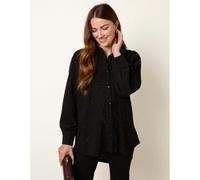 Blue Vanilla Women's Black Lurex Shirt | Size: Large Blue Vanilla Black L