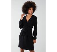 Blue Vanilla Lurex Tie Back Dress In Black Black 8