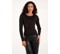 Blue Vanilla Metallic Detail Jumper In Bronze Bronze