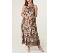 Blue Vanilla Midi Shirt Dress - L - Brown
