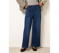Blue Vanilla Multi Stretch Deep Waistband Trousers - L - Navy