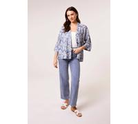 Blue Vanilla Women's Navy 3/4 Sleeve Kimono | Size: S/M Blue Vanilla Navy S/M