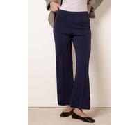Blue Vanilla Navy Pintuck Jersey Trousers Navy S