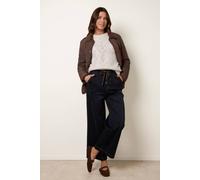 Blue Vanilla Women's Navy Seam Detail Jeans | Size: Medium Blue Vanilla Navy M