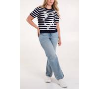 Blue Vanilla Navy Short Sleeve Crew Top Navy