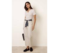 Blue Vanilla Scarf Belt Trousers - L - White
