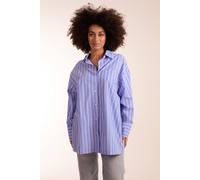 Blue Vanilla Oversized Pinstripe Shirt Blue M/L
