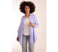 Blue Vanilla Oversized Stripe Shirt Blue One Size