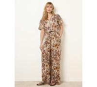 Blue Vanilla Paisley Print Trousers - XL - Brown