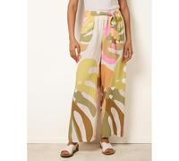 Blue Vanilla Paper Bag Wide Leg Trousers - M - Multicoloured