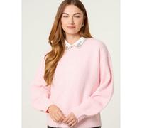 Blue Vanilla Peter Pan Embellished Jumper - S-M - Pink