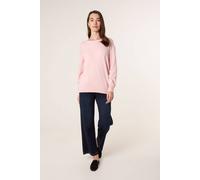 Blue Vanilla Women's Pink Round Neck Jumper | Size: 14-16 Blue Vanilla Pink 14-16